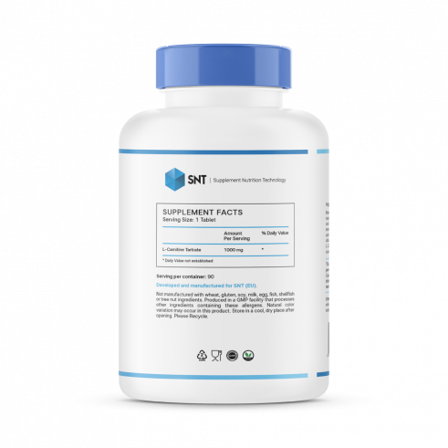 SNT L-Carnitine, L-Карнитин, 90 таблеток