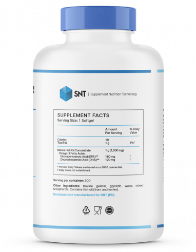SNT Omega-3 Regular, Омега-3 Регулар, 300 капсул