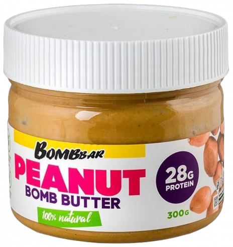 Bombbar Peanut Bomb Butter, 300 грамм