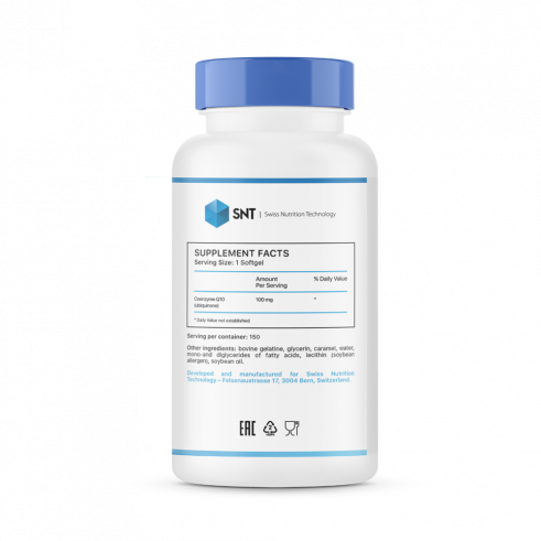 SNT Coenzyme Q10 100 mg, 150 капсул
