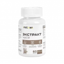 Лесово Экстракт чаги, 60 капсул